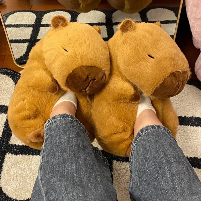 Sewing Cloth - Novelty capybara slippers unisex animal slides