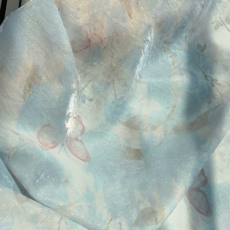 Sewing Garments - 1m Chinese Style Floral Jacquard Printed