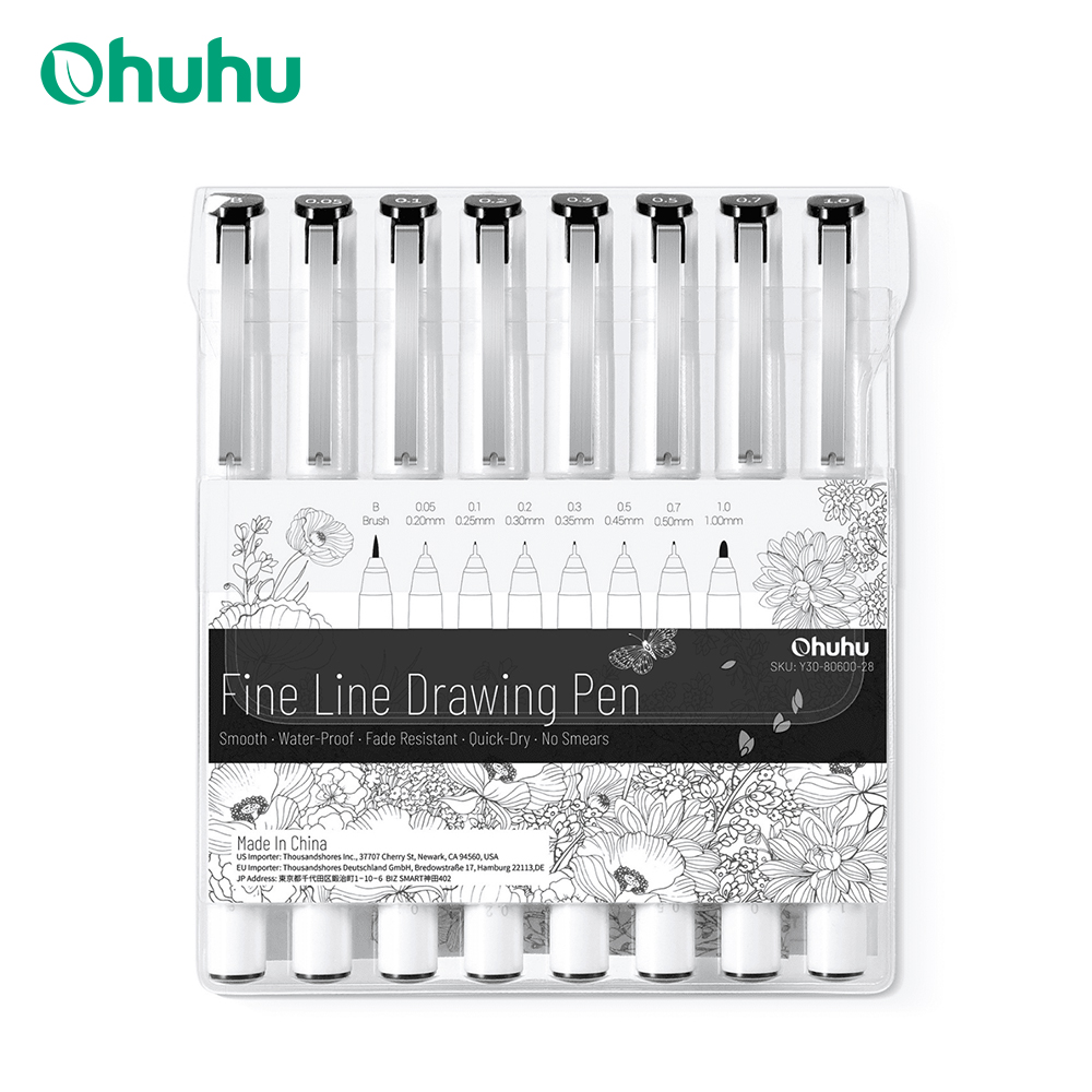 Copic Marker Sketch - Ohuhu Micro Pen Fineliner Drawing Pens