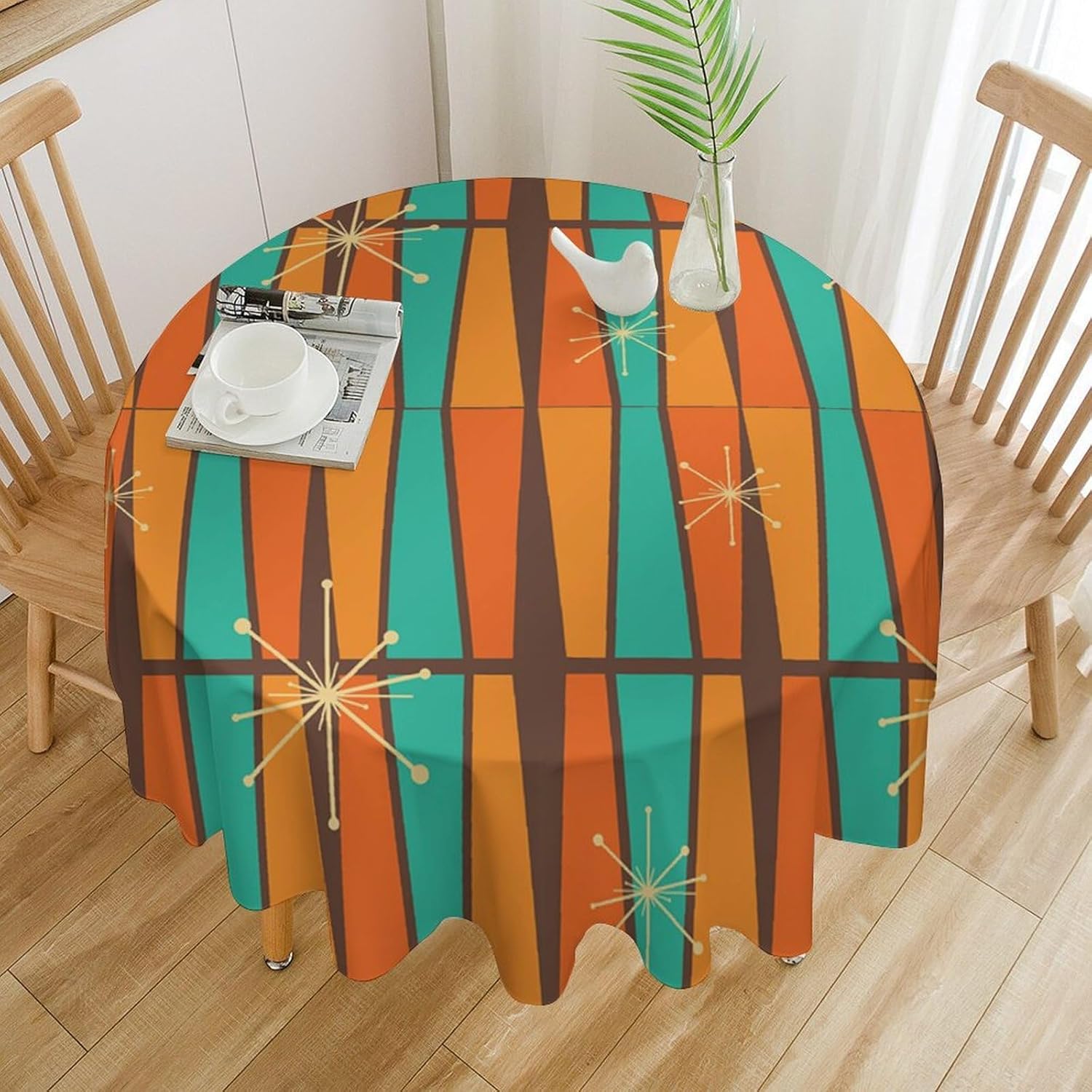 Mid Century Modern Orange Yell - Century Textile & Sewing Supply By Owner review and price