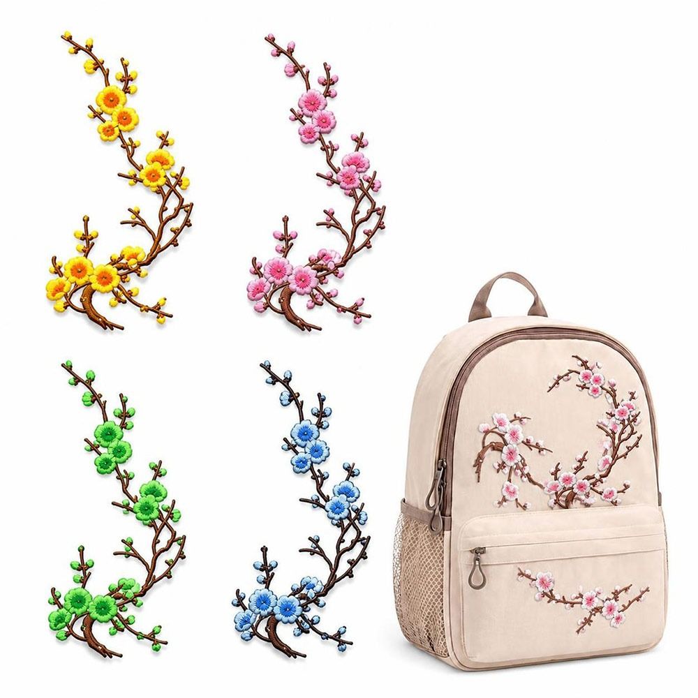 DIY Cherry Blossom Iron On Pat - Textile For Sewing review and price