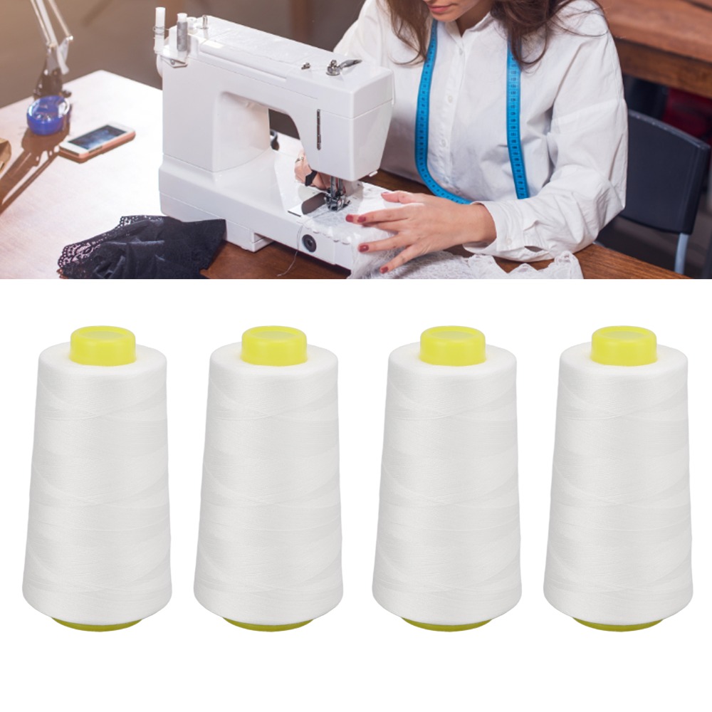4Pcs 3000 Yards Each Serger Th - Serger Thread Cone review and price