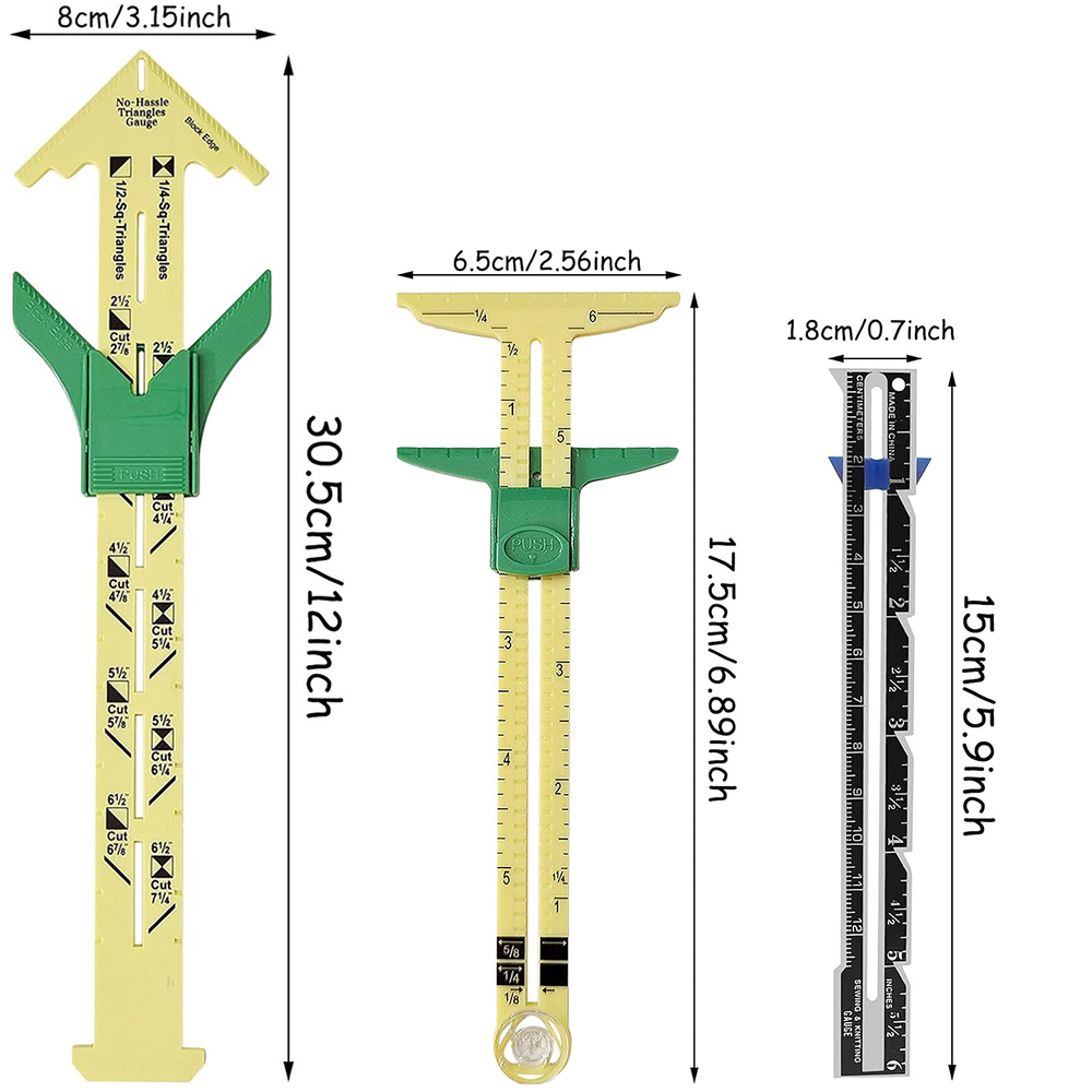5-in-1 Sliding Gauge Measuring - Sewing Gauge Ruler review and price