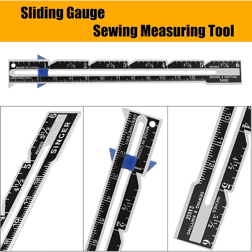 5-in-1 Sliding Gauge Measuring - Sewing Gauge Ruler review and price