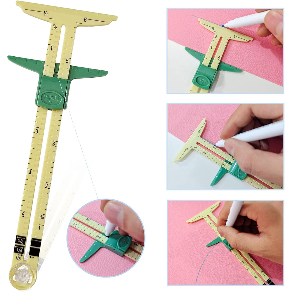 5-in-1 Sliding Gauge Measuring - Sewing Gauge Ruler review and price