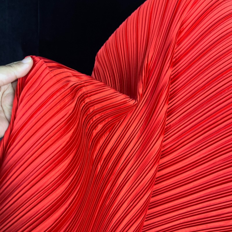 Stretch Imitation Silk Pleated - Sewing Garments review and price
