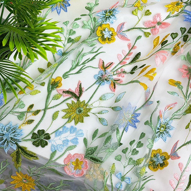 90x130cm Floral Vine Embroider - Textile For Sewing review and price