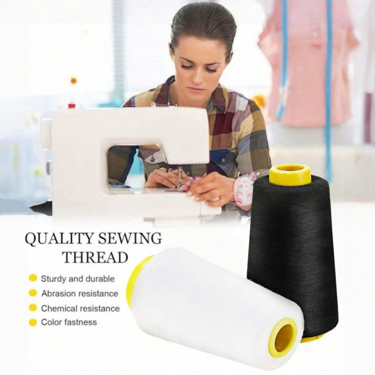 1-6Rolls 3000 Yard Each Serger - Serger Thread Cone review and price