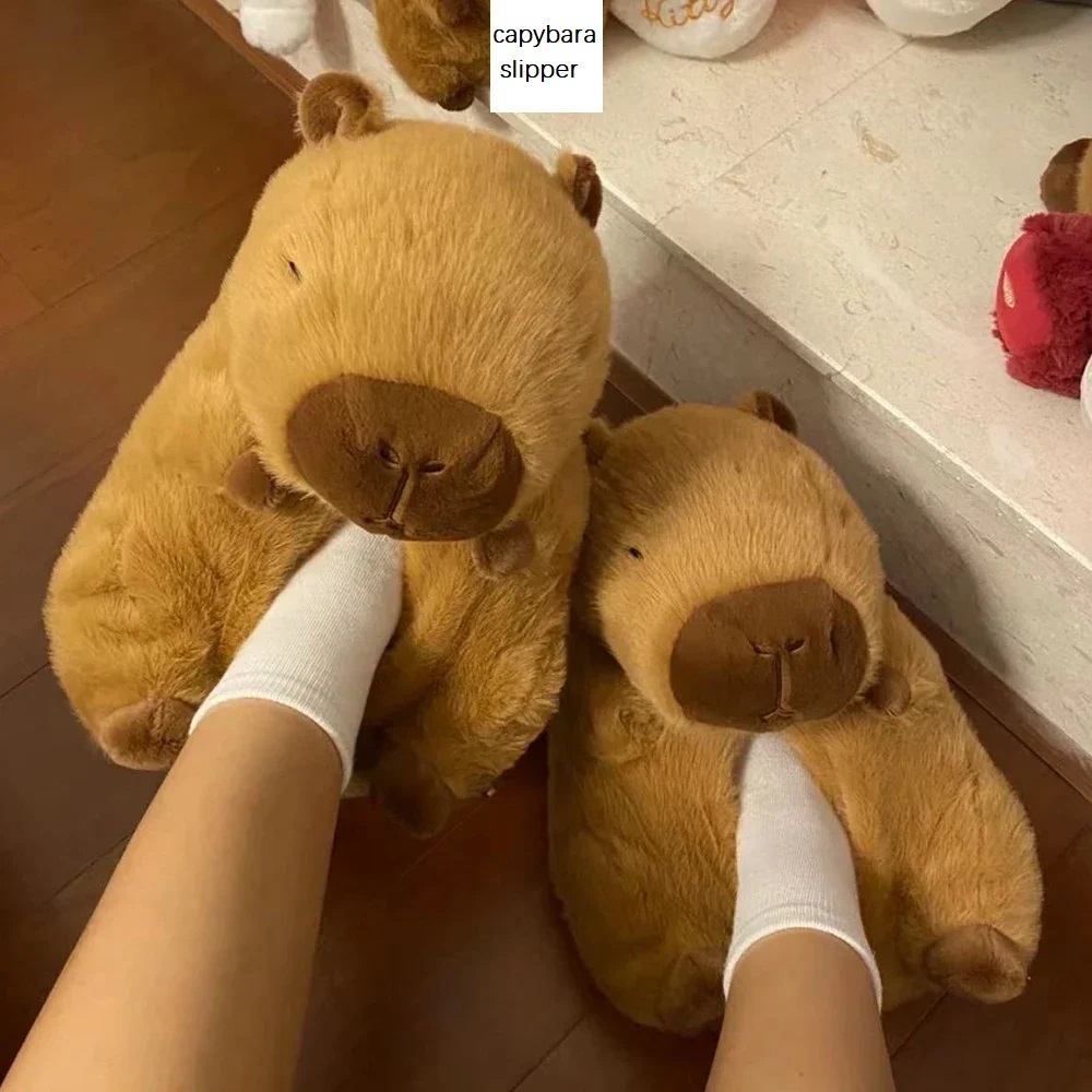 Novelty capybara slippers unis - Sewing Cloth review and price