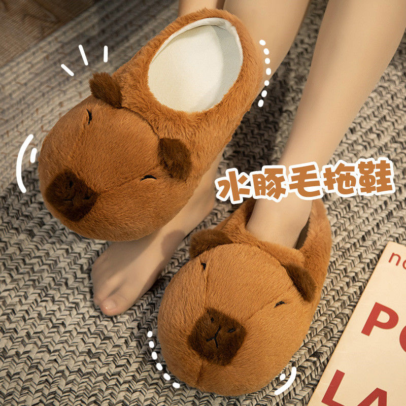 Novelty capybara slippers unis - Sewing Cloth review and price