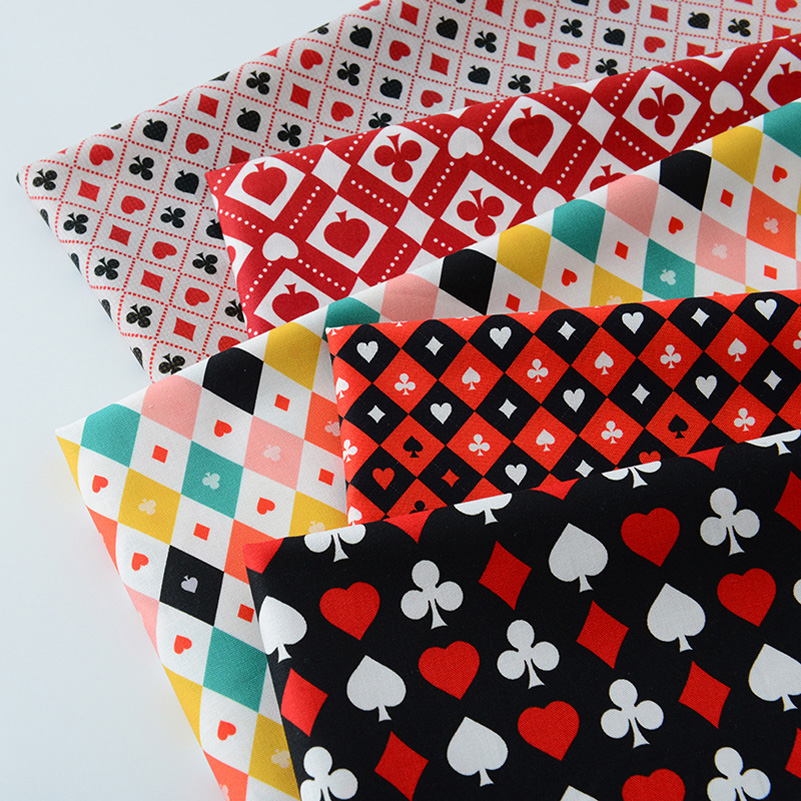 Ins Poker Element Cotton Digit - Textile For Sewing review and price
