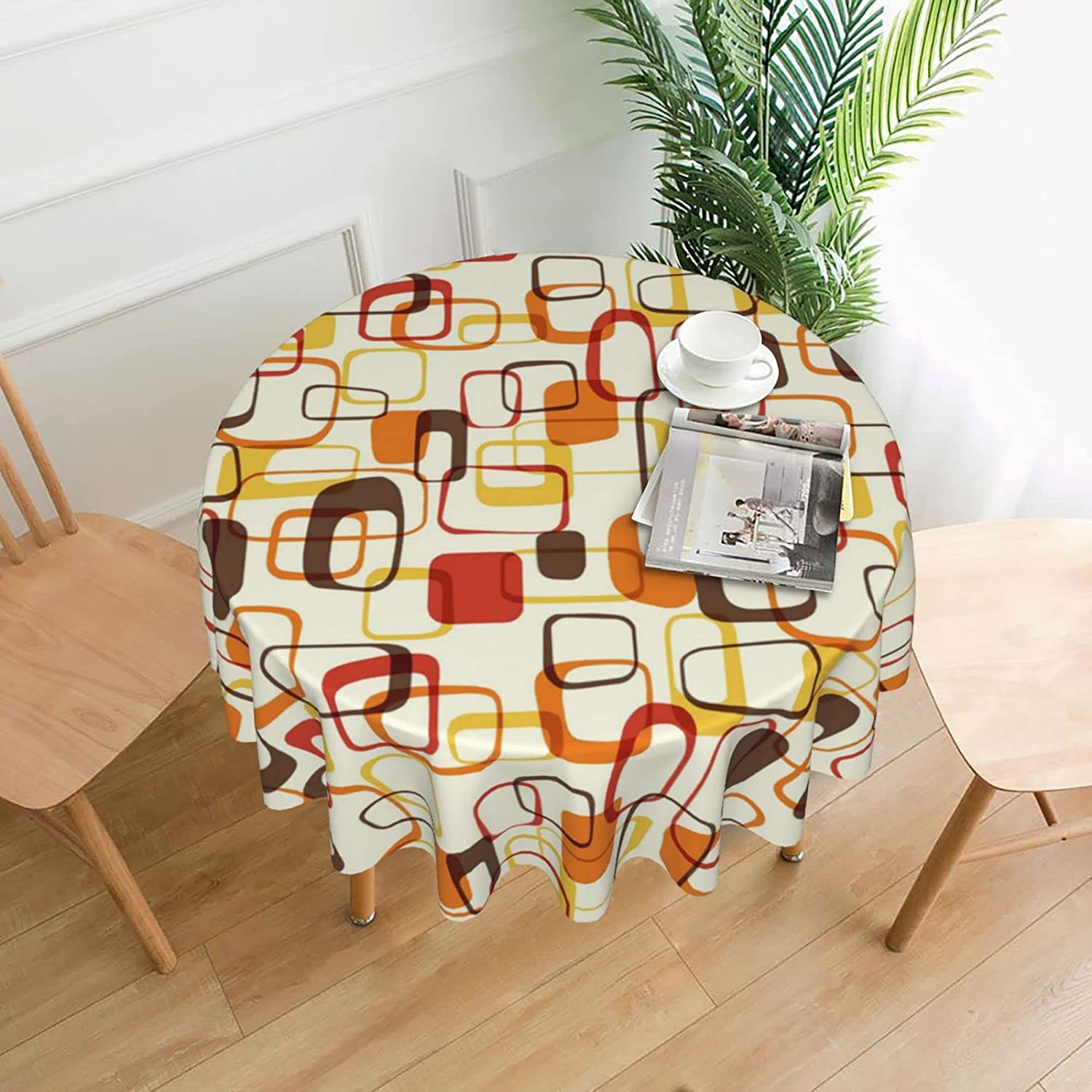 Retro Mid Century Geometric Ro - Century Textile & Sewing Supply By Owner review and price