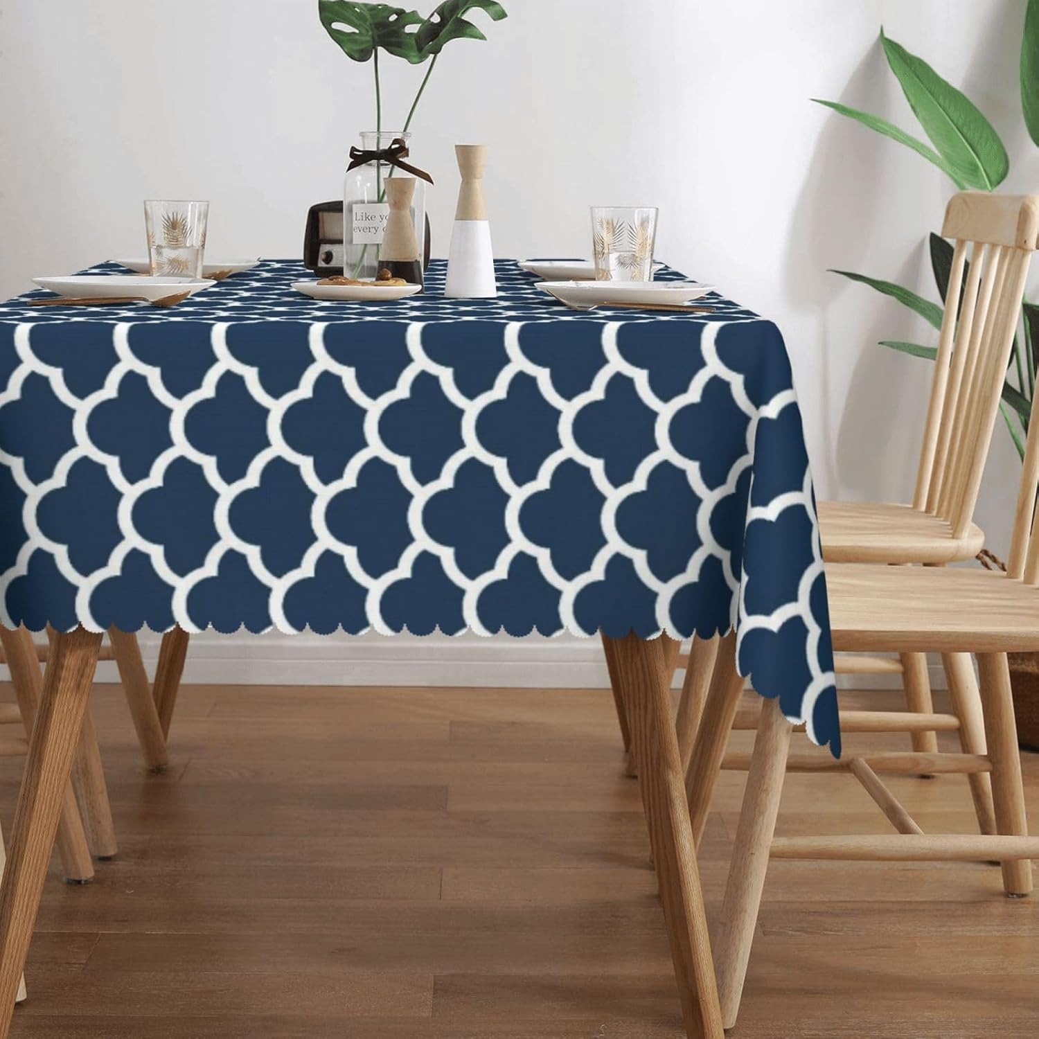 Blue Tablecloth Navy Cloud Sea - Century Textile & Sewing Supply Hours review and price