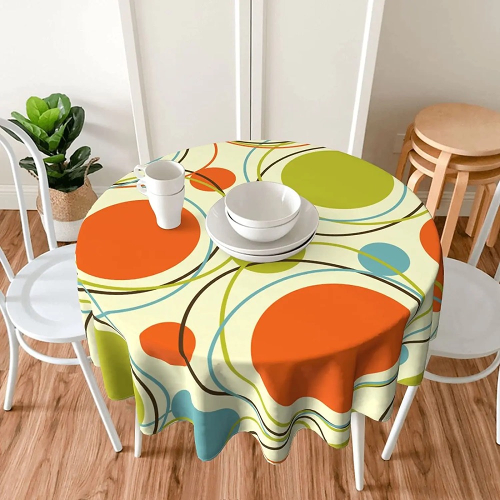 Table Cloth Colorful 1950s Ret - Century Textile & Sewing Supply By Owner review and price