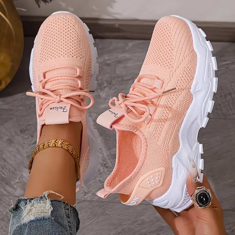 Breathable Knit Sneakers Fashi - Sewing Cloth review and price