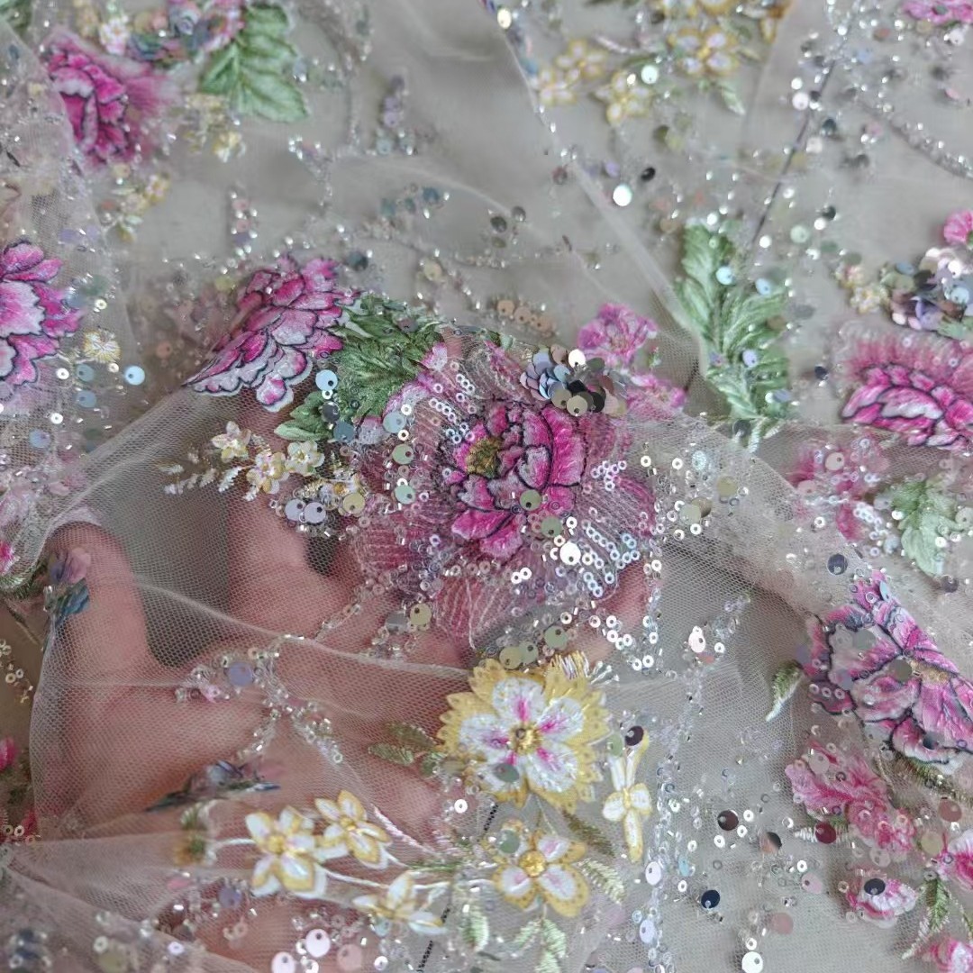 1M 120Cm Wide Luxury Beaded La - Textile For Sewing review and price