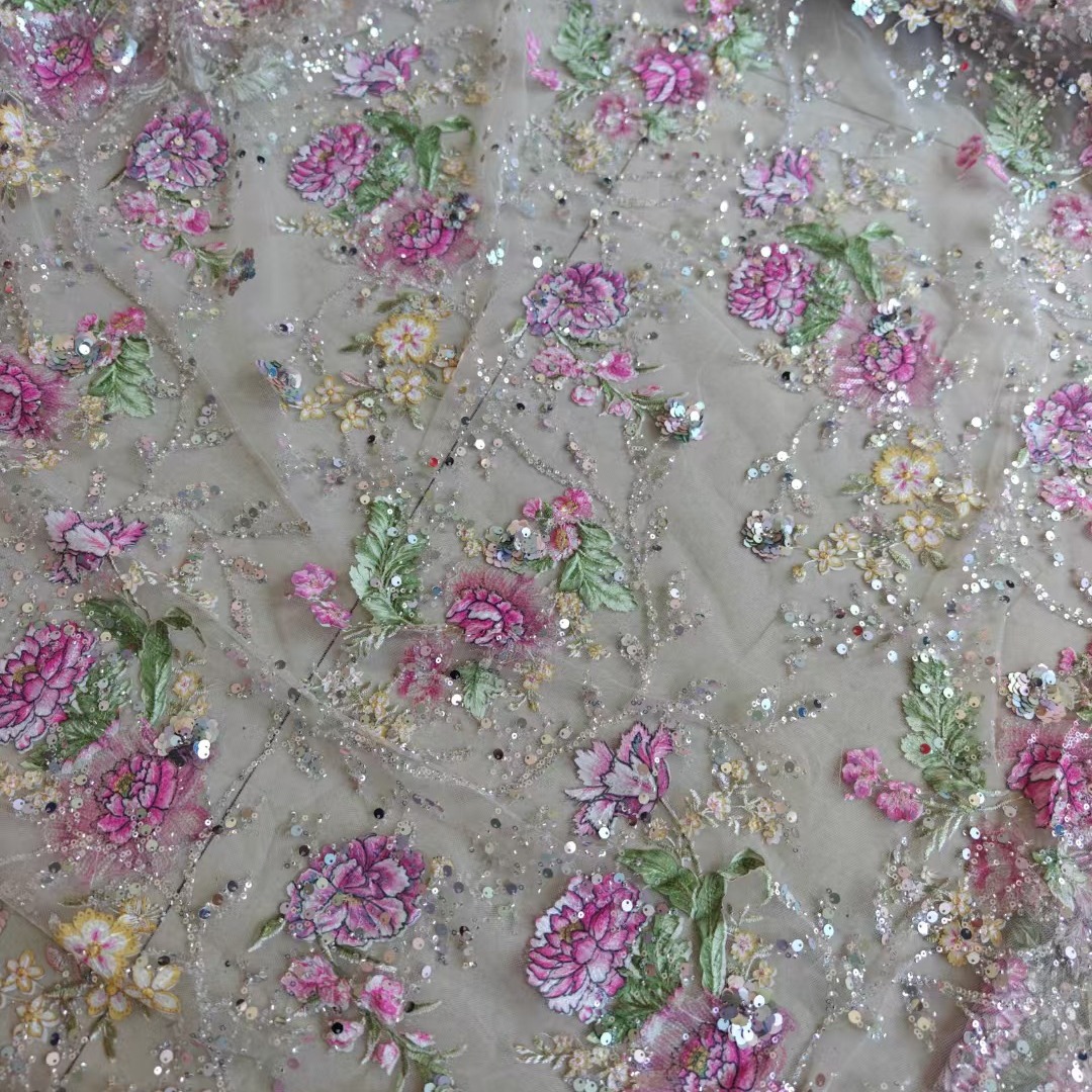 1M 120Cm Wide Luxury Beaded La - Textile For Sewing review and price