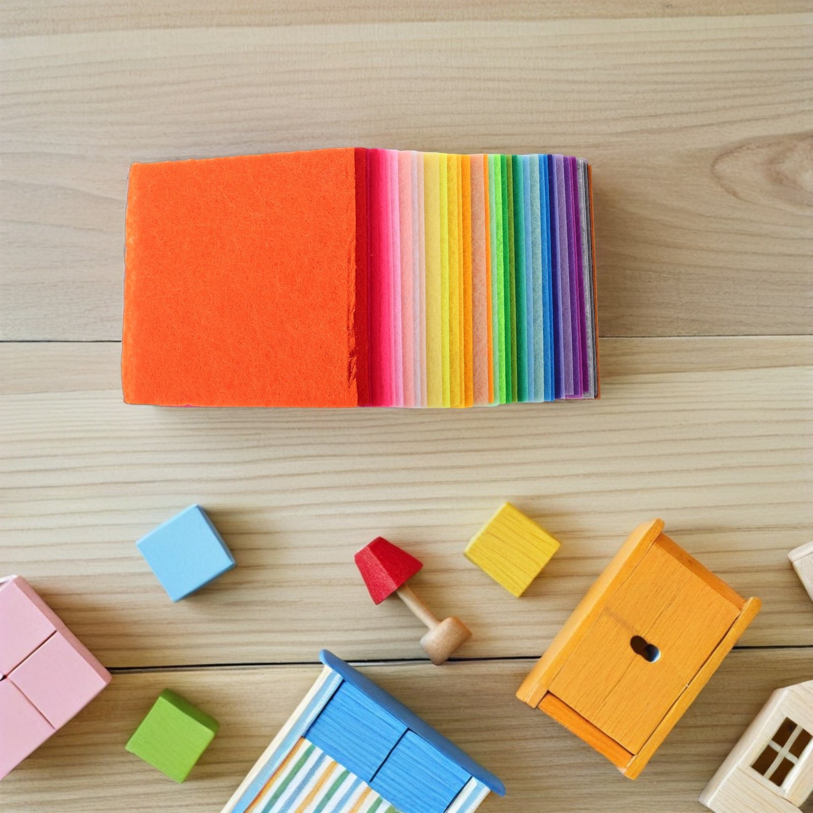 120Pcs Craft Felt Squares 10x1 - Sewing Textile Art review and price