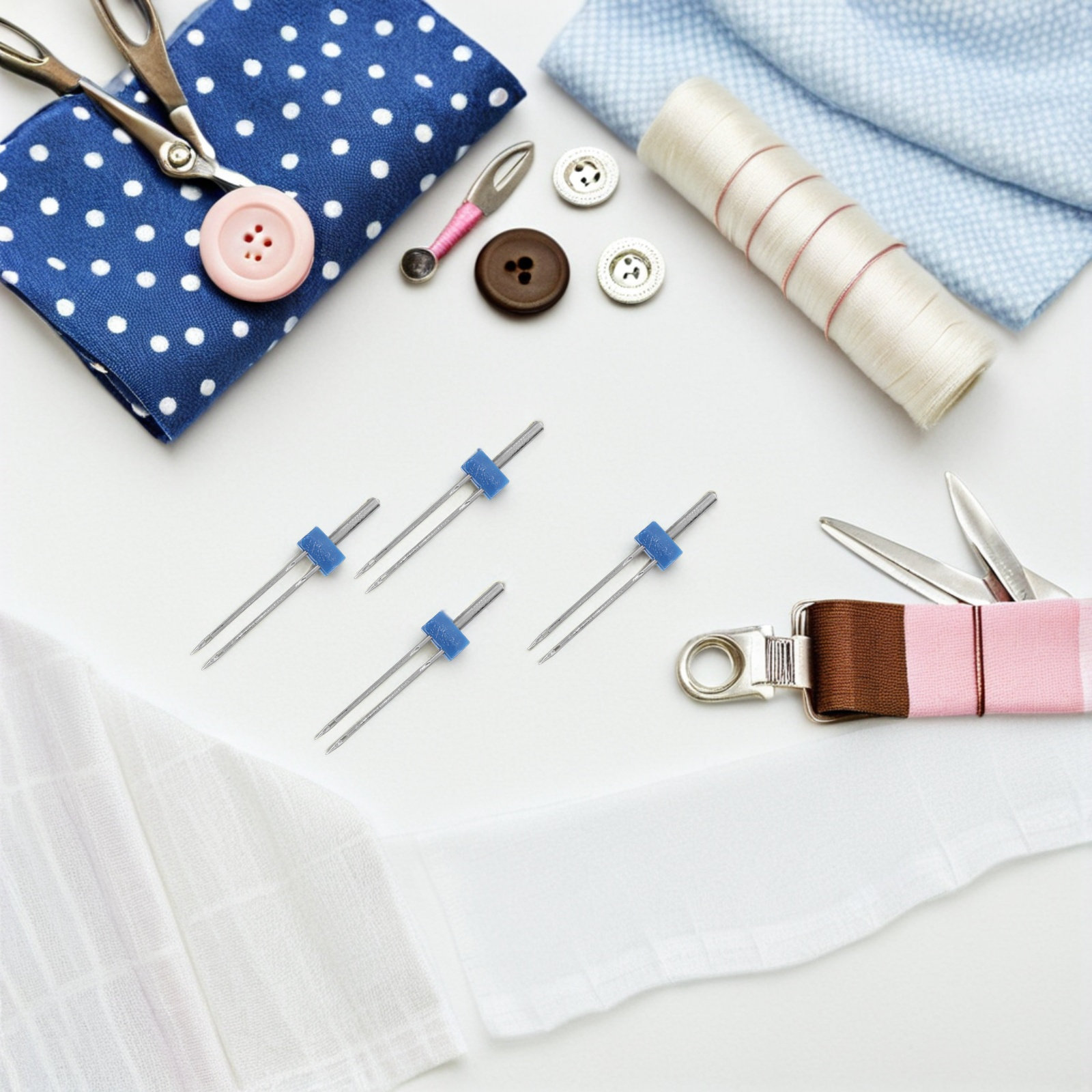 4Sets Twin Sewing Needle Set S - Sewing Machine Needle review and price
