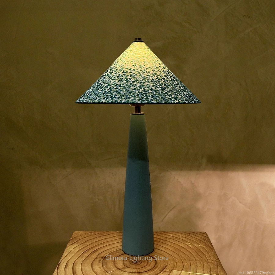 Teal Umbrella Shape Table Lamp - Century Textile & Sewing Supply By Owner review and price