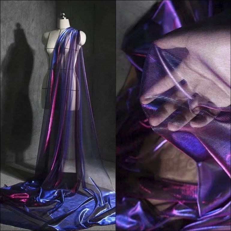 Metalic Glitter Mesh Tulle Fab - Sewing Technical Fabrics review and price