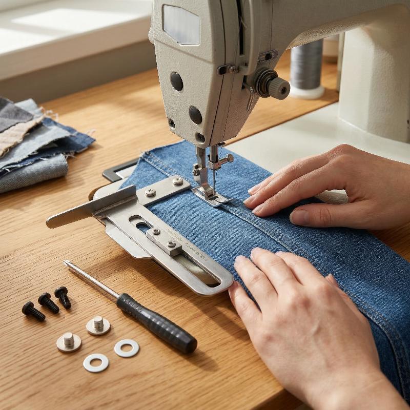 Three Needle Five Thread Zigza - Textile For Sewing review and price