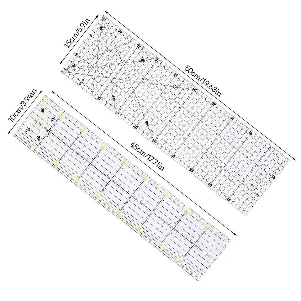 Fenrry Multisize Acrylic Patch - Sewing Gauge Ruler review and price